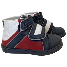 Gucci-Sneakers-White,Red,Grey,Navy blue
