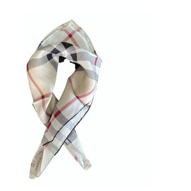 Burberry-Silk scarves-Beige