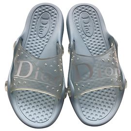 Dior Vintage Slides Blue