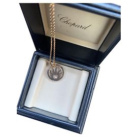 Chopard Collar Happy Diamonds Sun Oro Rosa Dorado