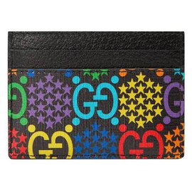 Gucci-Gucci psychedelic card case-Multiple colors