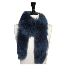 Autre Marque Fox fur boa Blue