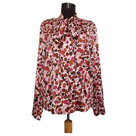 Camicia Luisa Cerano in seta a pois Multicolore