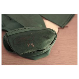 Hermès-Hermès Vintage Gloves-Green