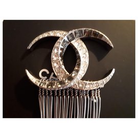 Chanel-Accessoires pour cheveux-Bijouterie argentée