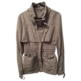 Manteau Gucci en coton beige Taille 38 Beige