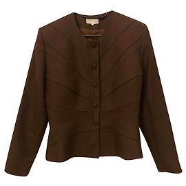 Couture jacket Emmanuelle Khanh Chocolate