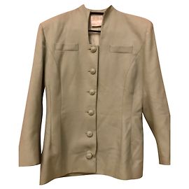 Emmanuelle Khanh green couture jacket Light green