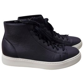 Santoni-Sneakers-Navy blue