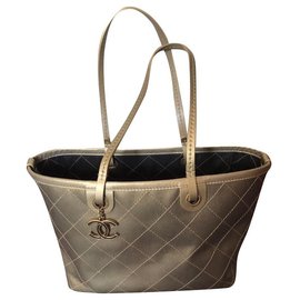 Chanel-Handbags-Khaki