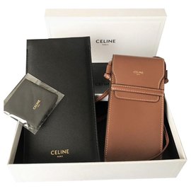 Céline-Clutch bags-Caramel
