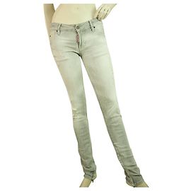 Dsquared2 Dsquared 2  Calça jeans desbotada cinza lavada calça jeans sz 38 Cinza