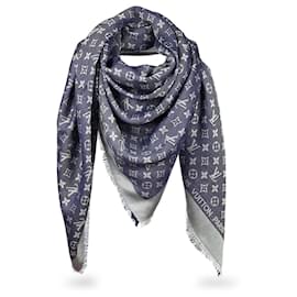 Louis Vuitton Sciarpa Monogram Blu