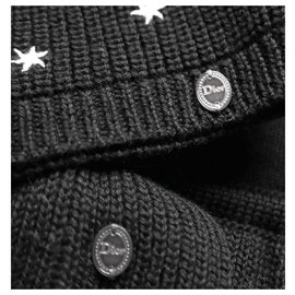 Christian Dior-Star Beanie & Scarfe-Black