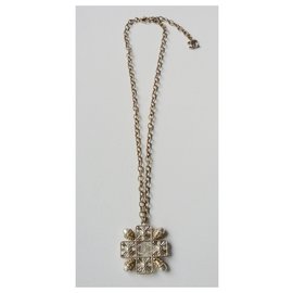 Chanel-CHANEL Byzantine Cross Necklace - Crafts Parade Paris NY 2018-2019-Golden