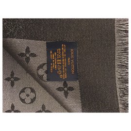 Louis Vuitton-Monogram scarf-Black