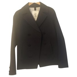 Sandro-Men Coats Outerwear-Black