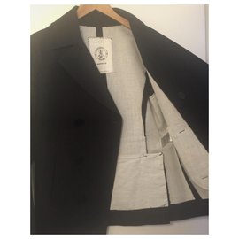 Sandro-Men Coats Outerwear-Black