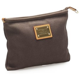 Louis Vuitton-Louis Vuitton Brown Antigua Pochette PM-Brown