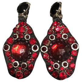 Prada Earrings Silver hardware