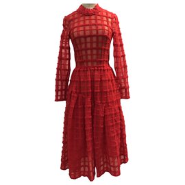 Simone Rocha-Vestido Simone rocha-Vermelho