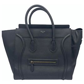 Autre Marque Sac à main Céline Phantom en cuir noir Noir