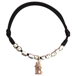 Dodo Pomellato Pulsera de cordón Plata