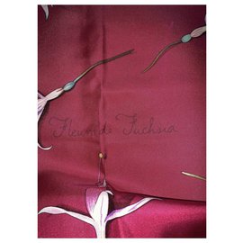Hermès-Flores fúcsia-Fuschia