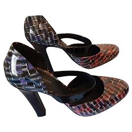 Bottega Veneta Patent Leather Heels Multi Color Size 40 Multiple colors