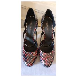 Bottega Veneta-Heels with strap-Multiple colors
