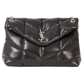 Saint Laurent loulou puffer medium pelle Nero