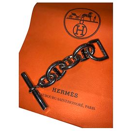 Hermès Catena di ancoraggio Silver hardware