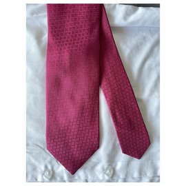 Hermès-Hermès New Fashioned Tie-Pink