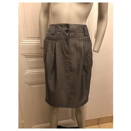 Vanessa Bruno-Gray skirt-Grey
