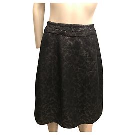 Weekend Max Mara Brokatrock Schwarz Silber