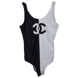 Chanel-Swimwear-Black,White