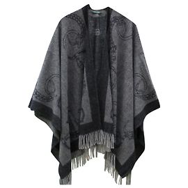 Ralph Lauren Wool Reversible Poncho Multi Color Multiple colors