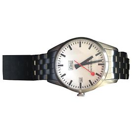 Autre Marque Mondaine watch silver metal Silver hardware