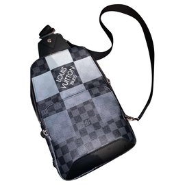 Louis Vuitton-Bags Briefcases-Black