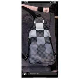 Louis Vuitton-Sacs Porte-documents-Noir