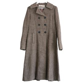 Marni AW02 Casaco vintage Marrom