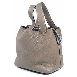 Hermès HERMES Picotin Lock PM Borsa da donna Etooope x hardware argento Altro Silver hardware