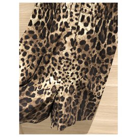 Dolce & Gabbana-Jumpsuits-Leopard print
