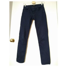 J Brand-Jeans skinny Maria blu inchiostro tg 27-Blu navy