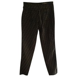Fendi-Fendi T pants 48 IT-Dark brown
