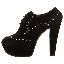 Marni black suede studded platform ankle boots Black Silver hardware