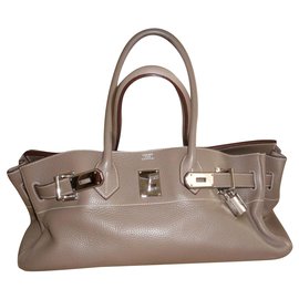 Hermès-Handtaschen-Taupe