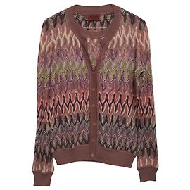 Ensemble M Missoni Cardigan 2 en 1 Marron Coton Marron