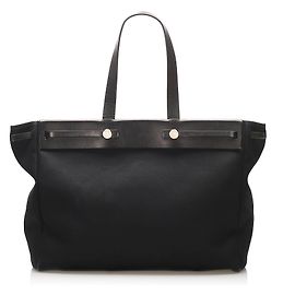 Hermès Hermes Negro Herbag Cabas GM Negro