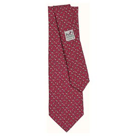 Hermès-Hermès Tangram Krawatte-Fuschia